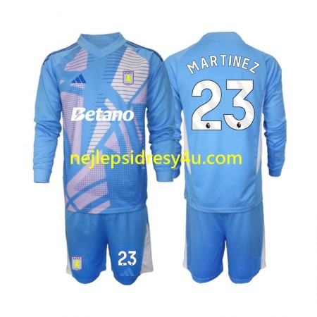 Fotbalový Dres Aston Villa Emiliano Martinez 23 Brankářské Dětské Alternativní 2024/25 Dlouhý Rukáv